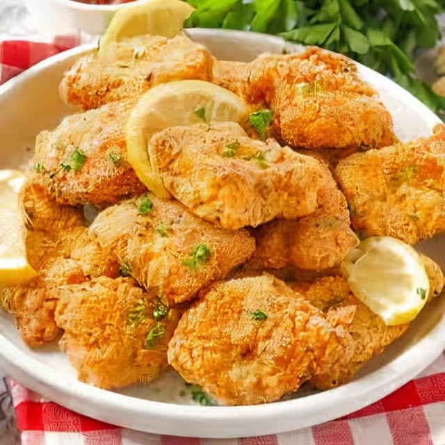 Catfish Nuggets Sandwich.