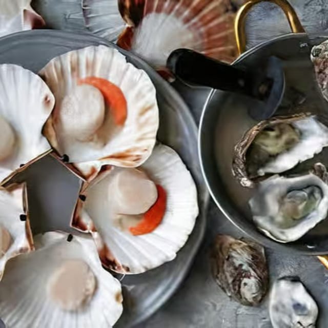 Oysters or Scallops.